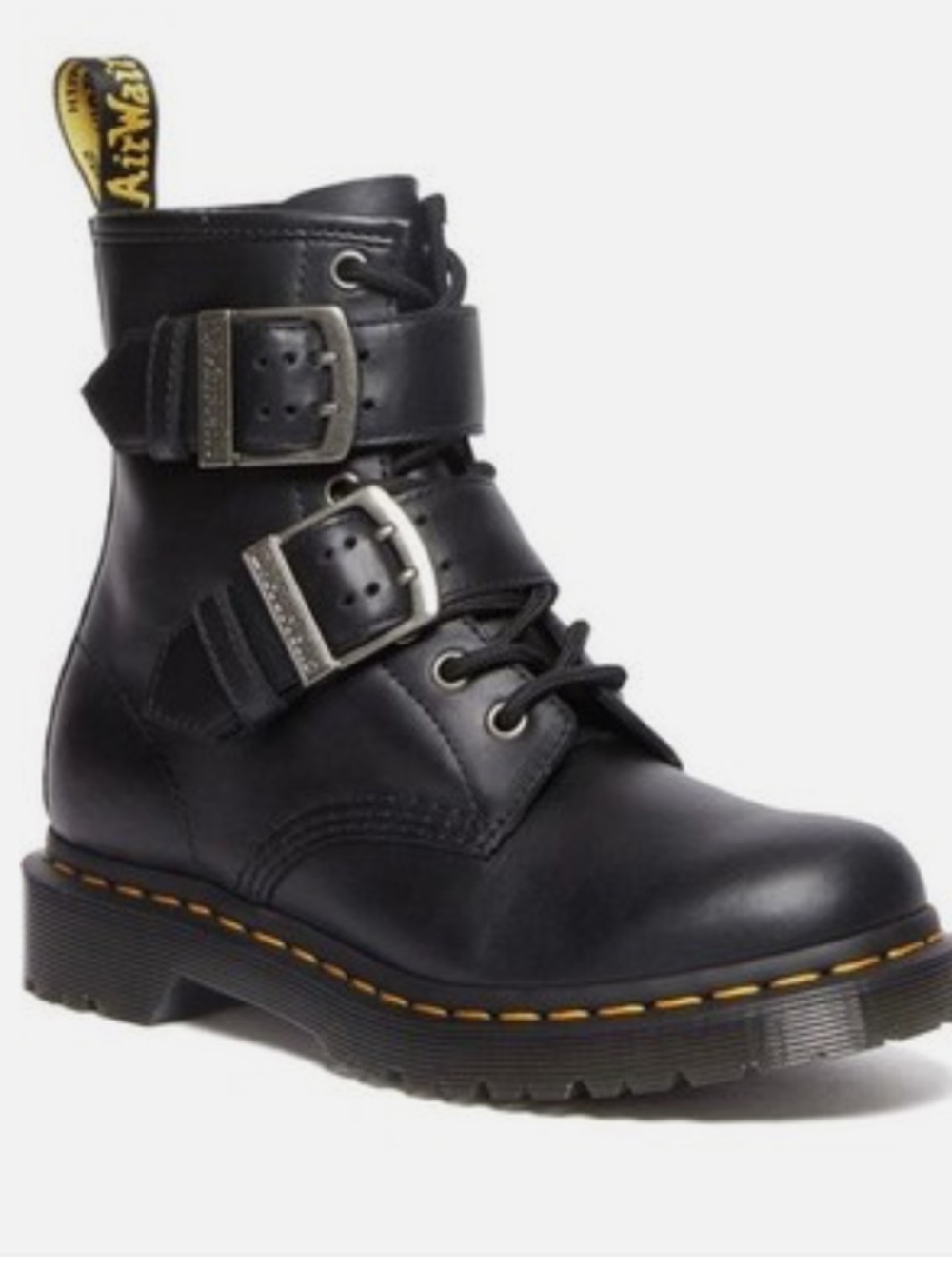 Dr. Martens 1460 Womens 9L Zip 8 Eye Black Buckle Boot /R$225 NWOB SoldOutOnline